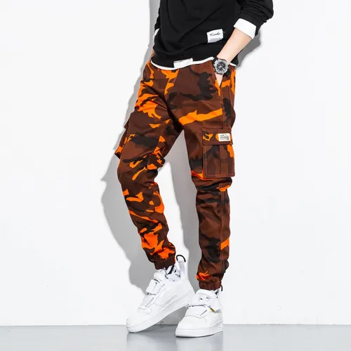 Pantalon cargo avec imprimé camouflage - SHEIN - Modalova