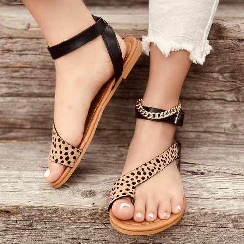 Sandales avec motif tacheture - SHEIN - Modalova