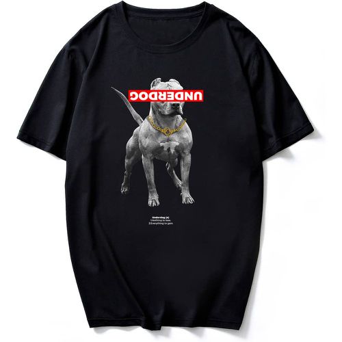 T-shirt avec imprimé chien - SHEIN - Modalova