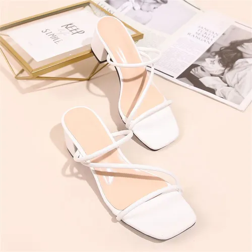 Mules sandales minimaliste - SHEIN - Modalova