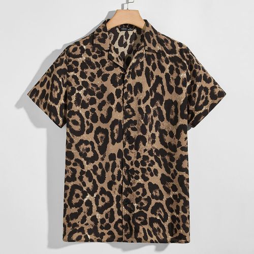 Chemise à imprimé léopard - SHEIN - Modalova