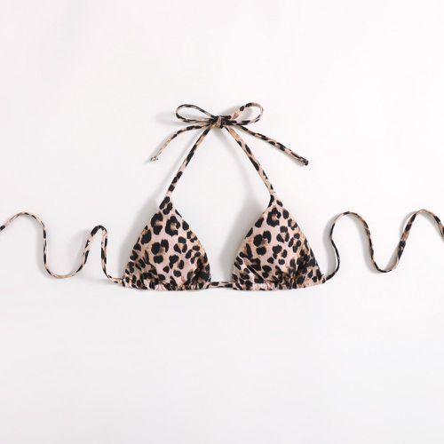 Haut de bikini à imprimé léopard - SHEIN - Modalova