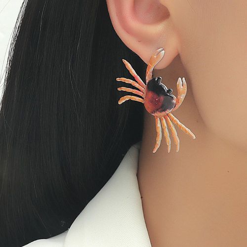 Clous d'oreilles avec crabe - SHEIN - Modalova