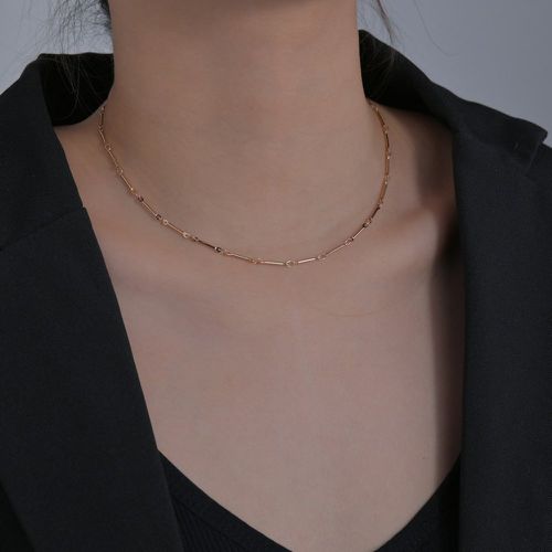 Collier métallique minimaliste - SHEIN - Modalova