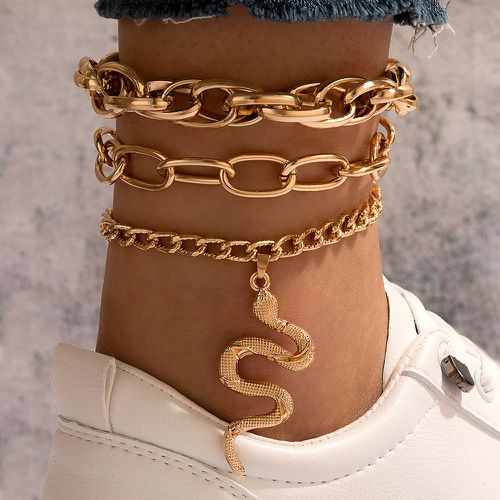 Pièces Bracelet de cheville à serpent - SHEIN - Modalova