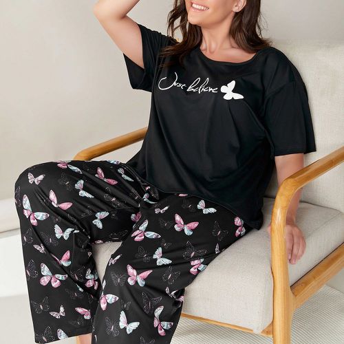 Ensemble de pyjama avec imprimé papillon - SHEIN - Modalova