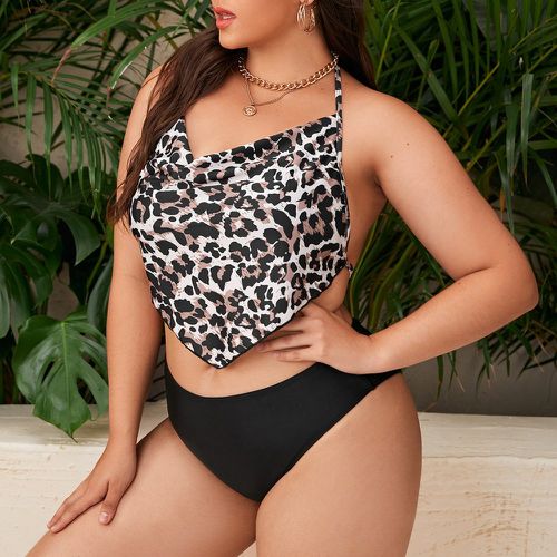 Bikini ras-du-cou léopard - SHEIN - Modalova