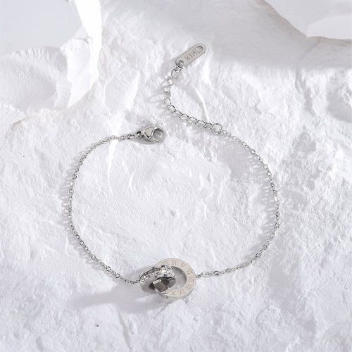 Bracelet à chaîne avec strass - SHEIN - Modalova