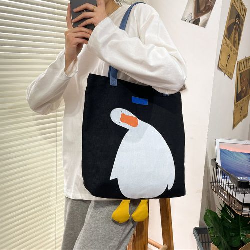 Sac de shopping avec imprimé canard - SHEIN - Modalova