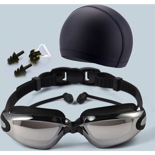 Pièces Set de lunettes de natation avec bonnet de bain - SHEIN - Modalova