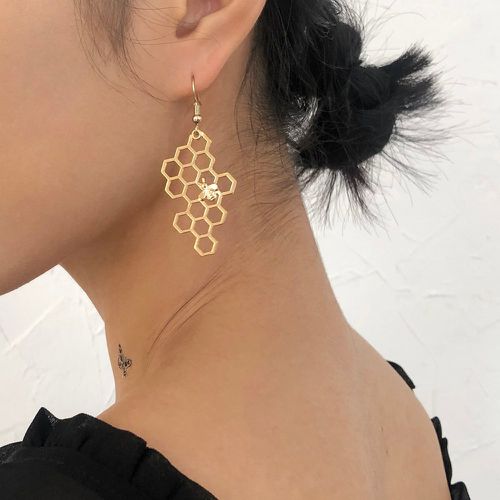 Boucles d'oreilles design rayon de miel - SHEIN - Modalova