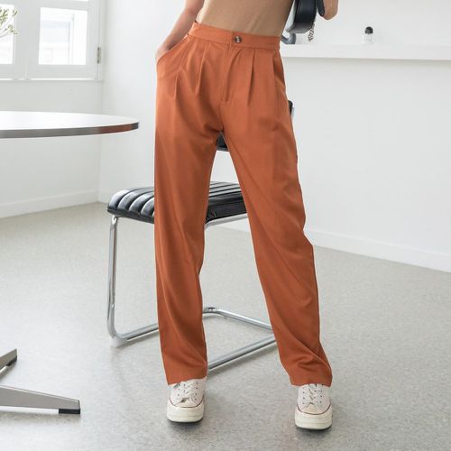 Pantalons Casual Unicolore - SHEIN - Modalova