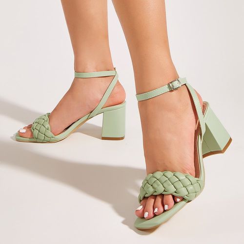 Sandales design tressé minimaliste - SHEIN - Modalova