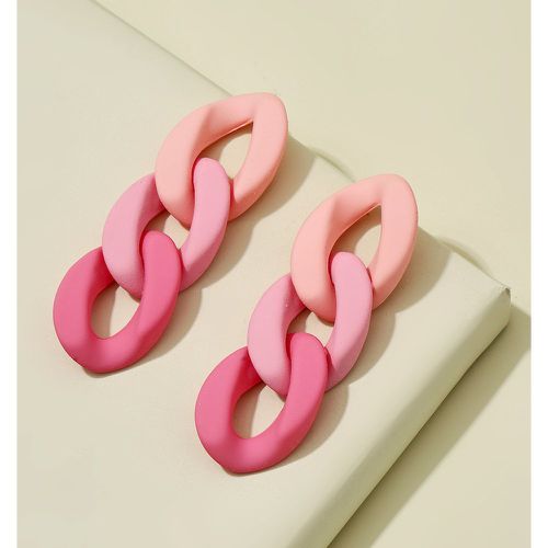 Boucles d'oreilles à chaîne acrylique - SHEIN - Modalova