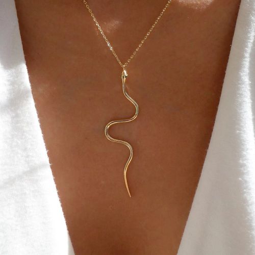 Collier à pendentif serpent - SHEIN - Modalova