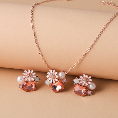 Pièces Set de bijou avec fleur - SHEIN - Modalova