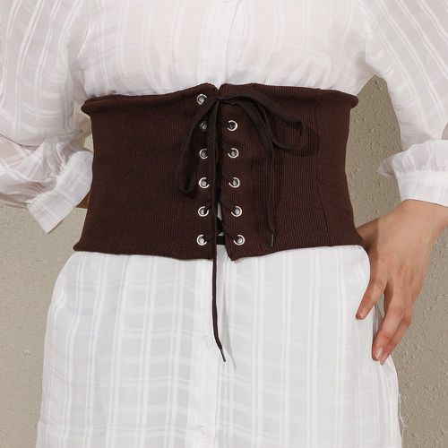 Ceinture corset avec lacets - SHEIN - Modalova