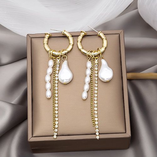 Boucles d'oreilles avec perles - SHEIN - Modalova