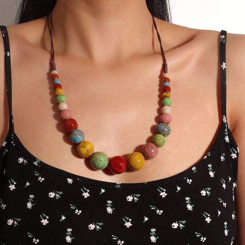 Collier de décoration de perles rondes - SHEIN - Modalova