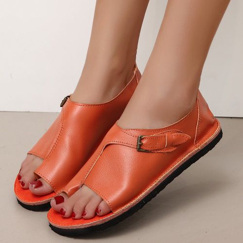 Sandales avec entre-doigt minimaliste plat - SHEIN - Modalova