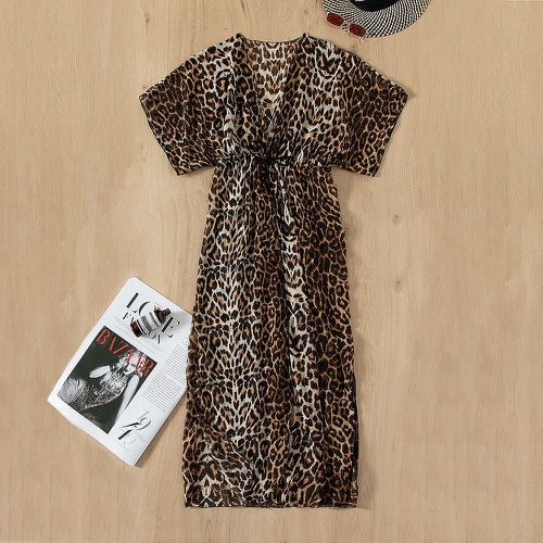 Kimono à léopard - SHEIN - Modalova