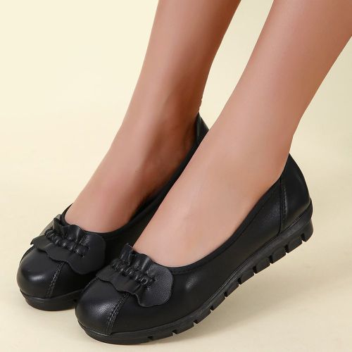 Chaussures plates minimaliste avec plis - SHEIN - Modalova
