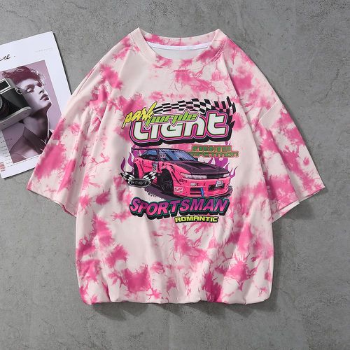 T-shirt avec motif voiture - SHEIN - Modalova