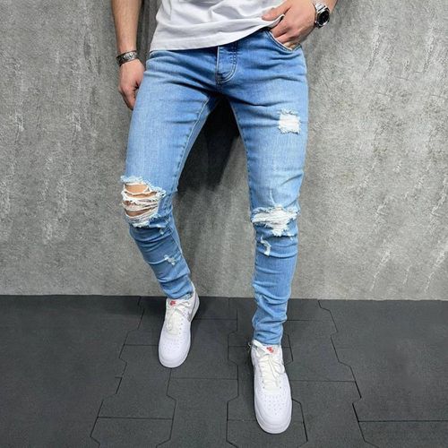 Homme Jean skinny déchiré - SHEIN - Modalova