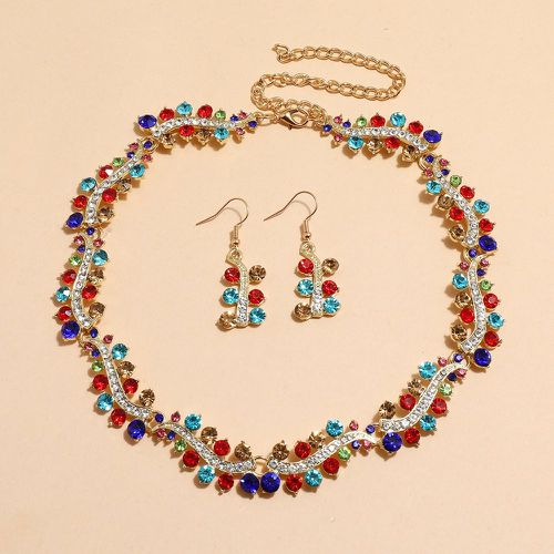 Pièces Set de bijoux strass - SHEIN - Modalova