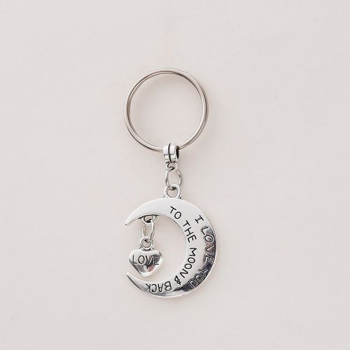 Porte-clés avec pendentif de lune - SHEIN - Modalova