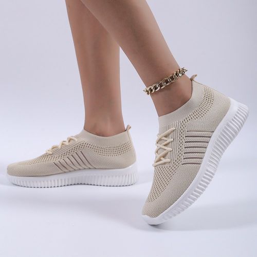 Chaussures de course minimaliste en tricot - SHEIN - Modalova