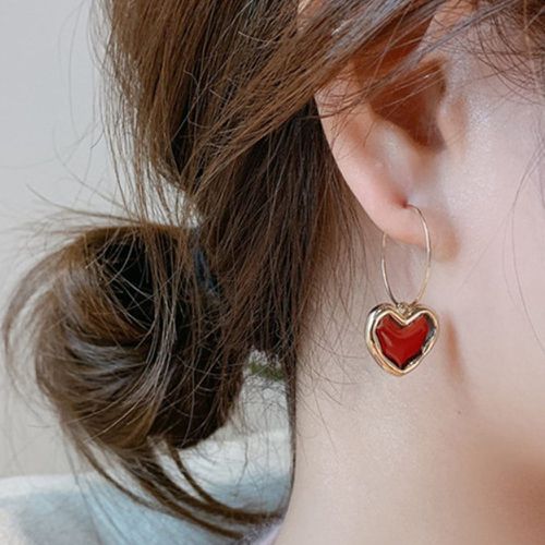 Pendants d'oreilles à design de cœur - SHEIN - Modalova