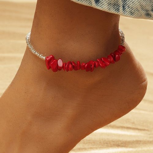 Bracelet de cheville perlé - SHEIN - Modalova