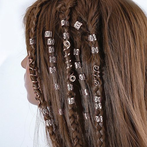 Pièces Épingle à cheveux spirale & Perle de cheveux - SHEIN - Modalova