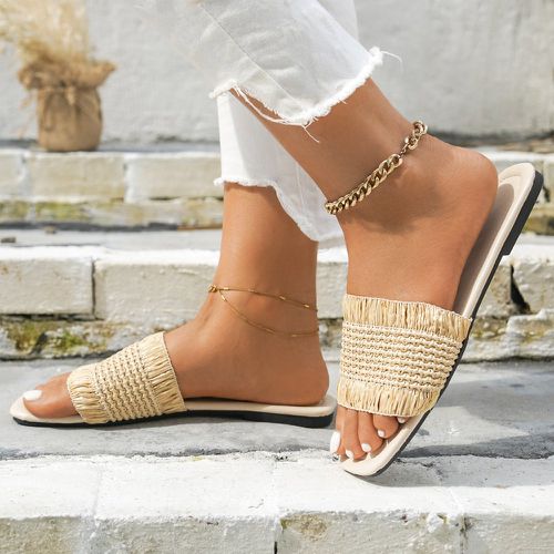 Sandales tressées minimaliste - SHEIN - Modalova