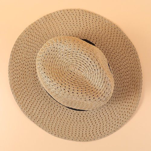 Chapeau de paille bicolore - SHEIN - Modalova