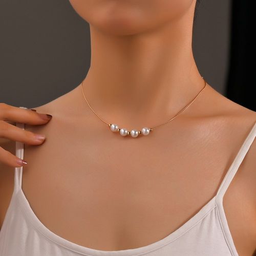 Collier à fausse perle - SHEIN - Modalova