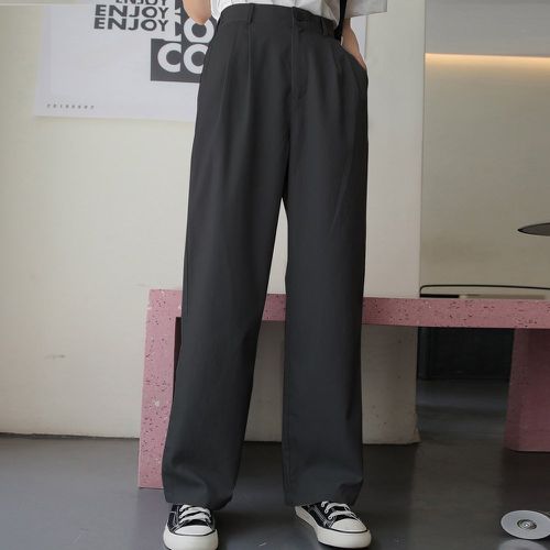 Pantalon tailleur unicolore avec poches - SHEIN - Modalova