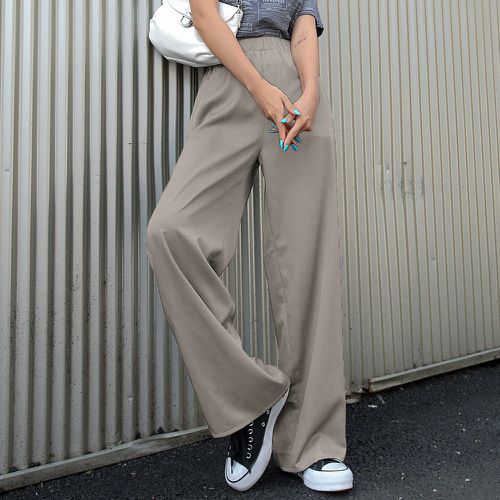 Pantalon ample à taille élastique - SHEIN - Modalova