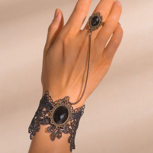Bracelet avec strass avec anneau - SHEIN - Modalova