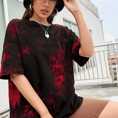 T-shirt oversize tie dye - SHEIN - Modalova