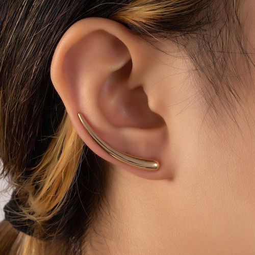 Boucles d'oreilles en métal simple - SHEIN - Modalova
