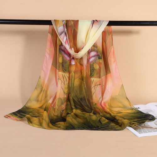 Écharpe à imprimé fleur - SHEIN - Modalova