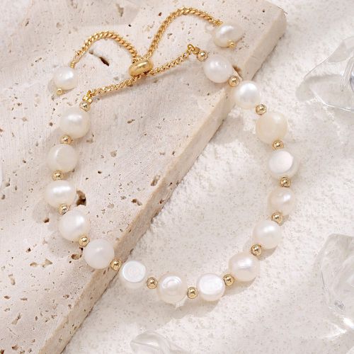 Bracelet perlé à perle naturelle - SHEIN - Modalova