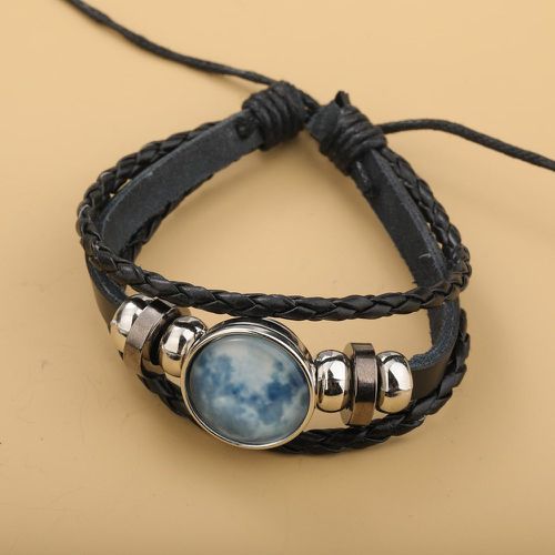 Bracelet à imprimé ciel étoilé en cuir PU - SHEIN - Modalova