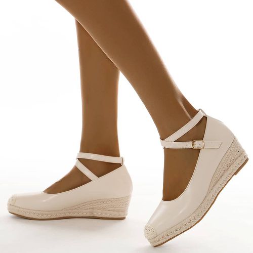 Chaussures compensées minimaliste à bride de cheville - SHEIN - Modalova