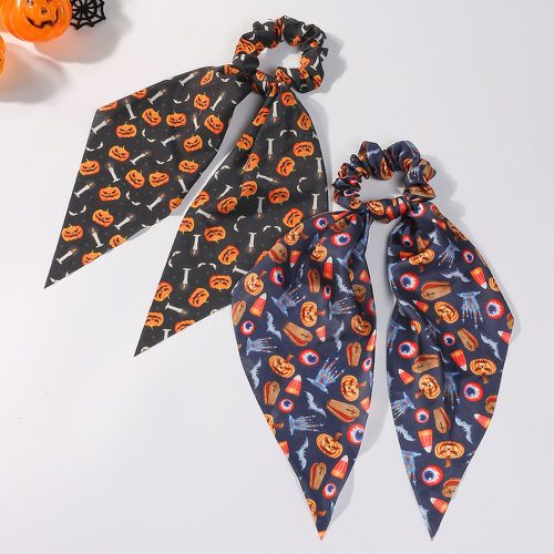 Pièces Élastique avec foulard pour cheveux à motif halloween - SHEIN - Modalova