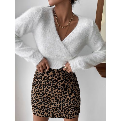 Pull en maille pelucheuse - SHEIN - Modalova