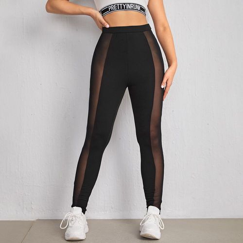 Legging avec tulle - SHEIN - Modalova