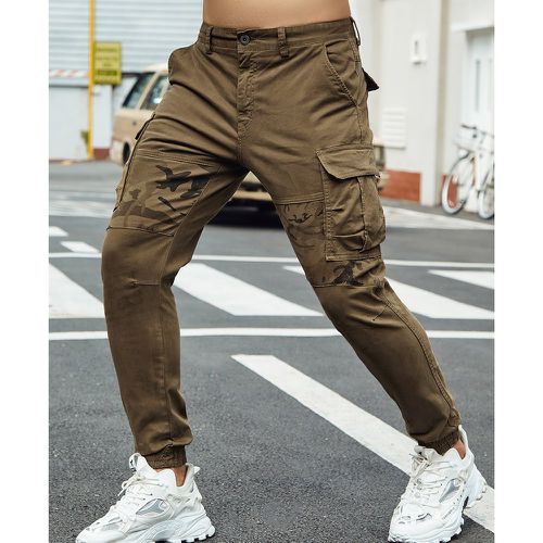 Pantalon poche à rabat à imprimé camouflage - SHEIN - Modalova